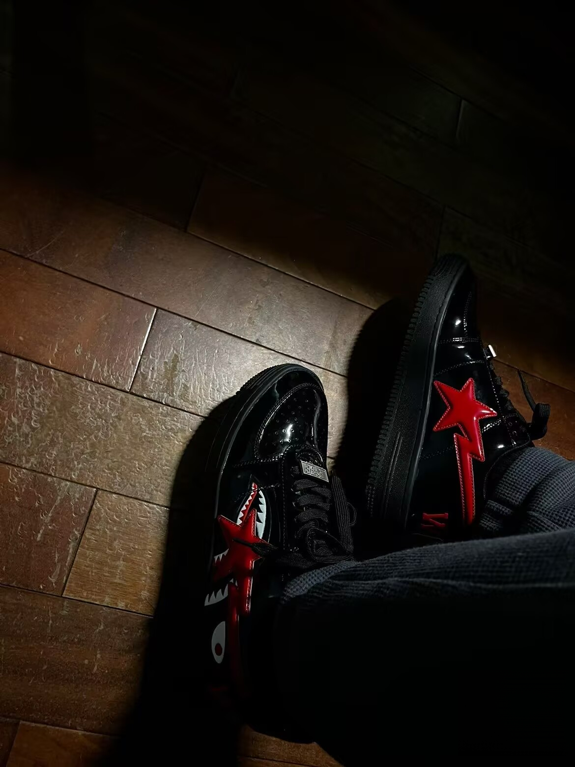 A Bathing Ape Bape Sta Low Black Shark 1H30 191 012 review 0