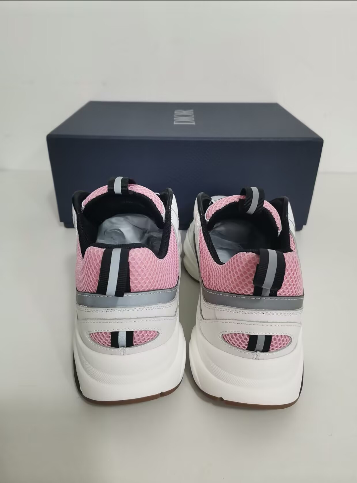 Dior B22 Pink Gray Sneakers Cream review outfitdiaryx 00