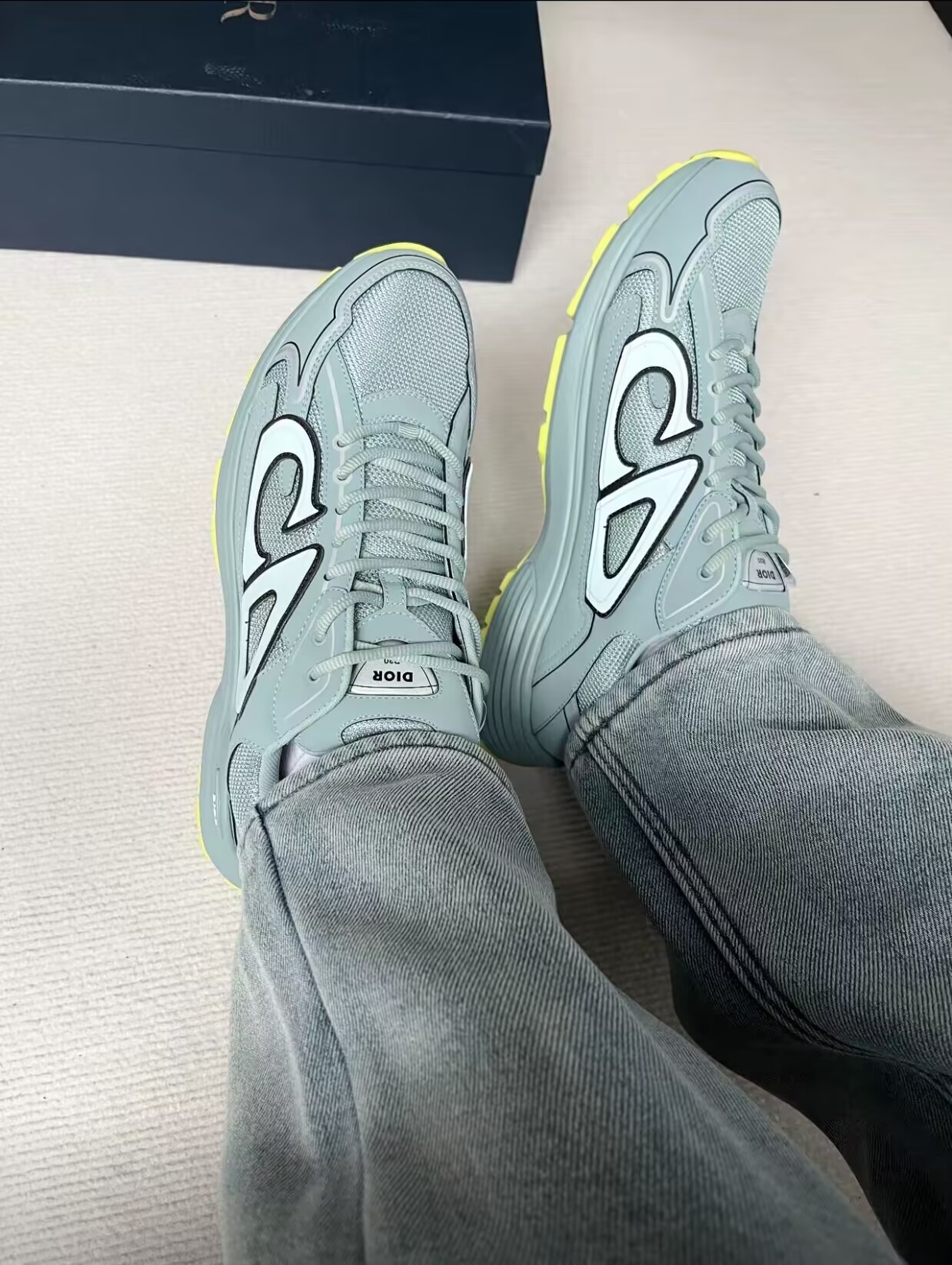 Dior 'B30' Sneakers New Blue 3SN27ZIR-16536  review 2