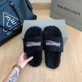 Balenciaga Furry Black Coke Label 698525 W1N31 0964 review David