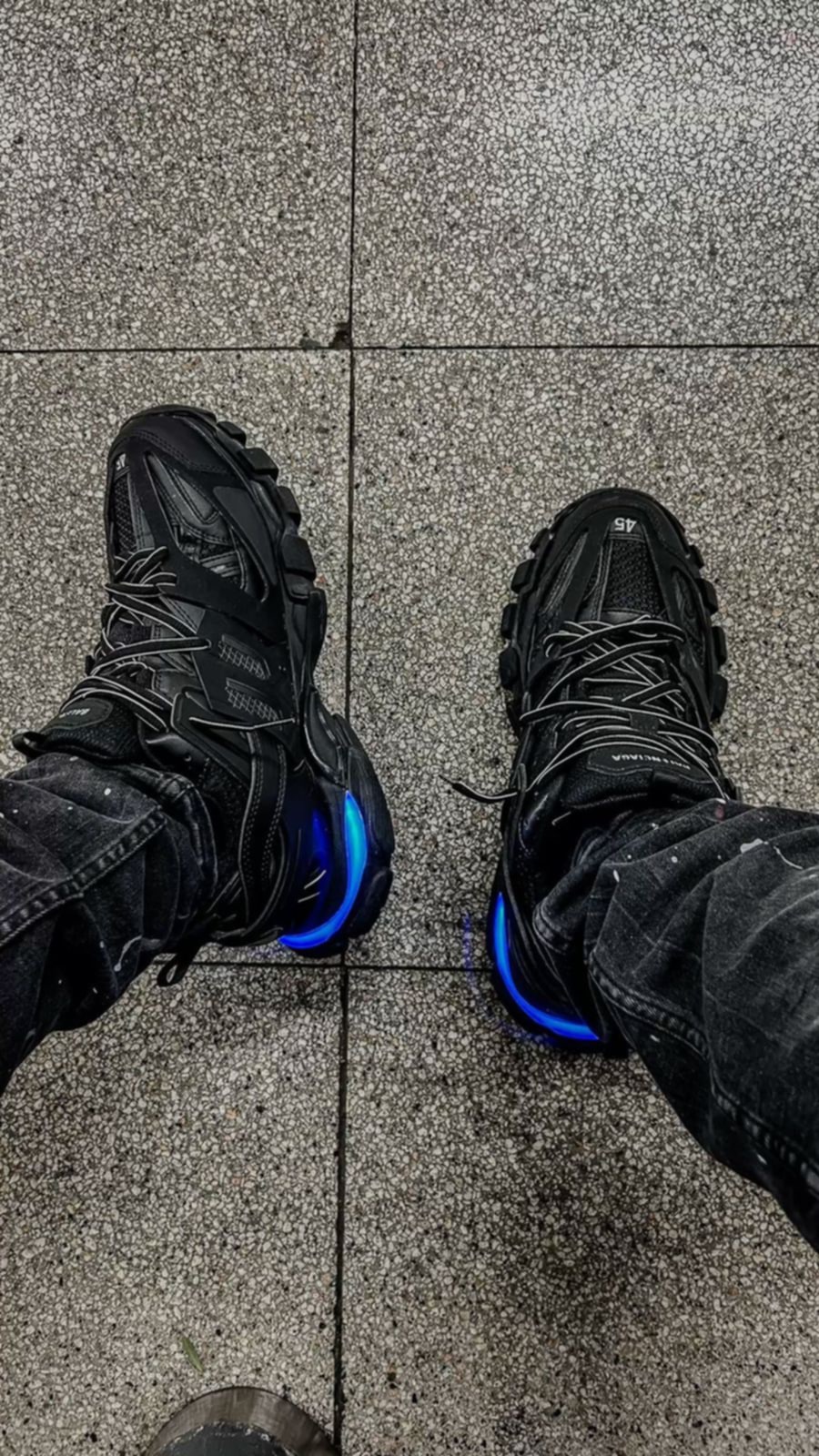 Balenciaga Track LED Black 555032 W1GB7 1000 review Joseph