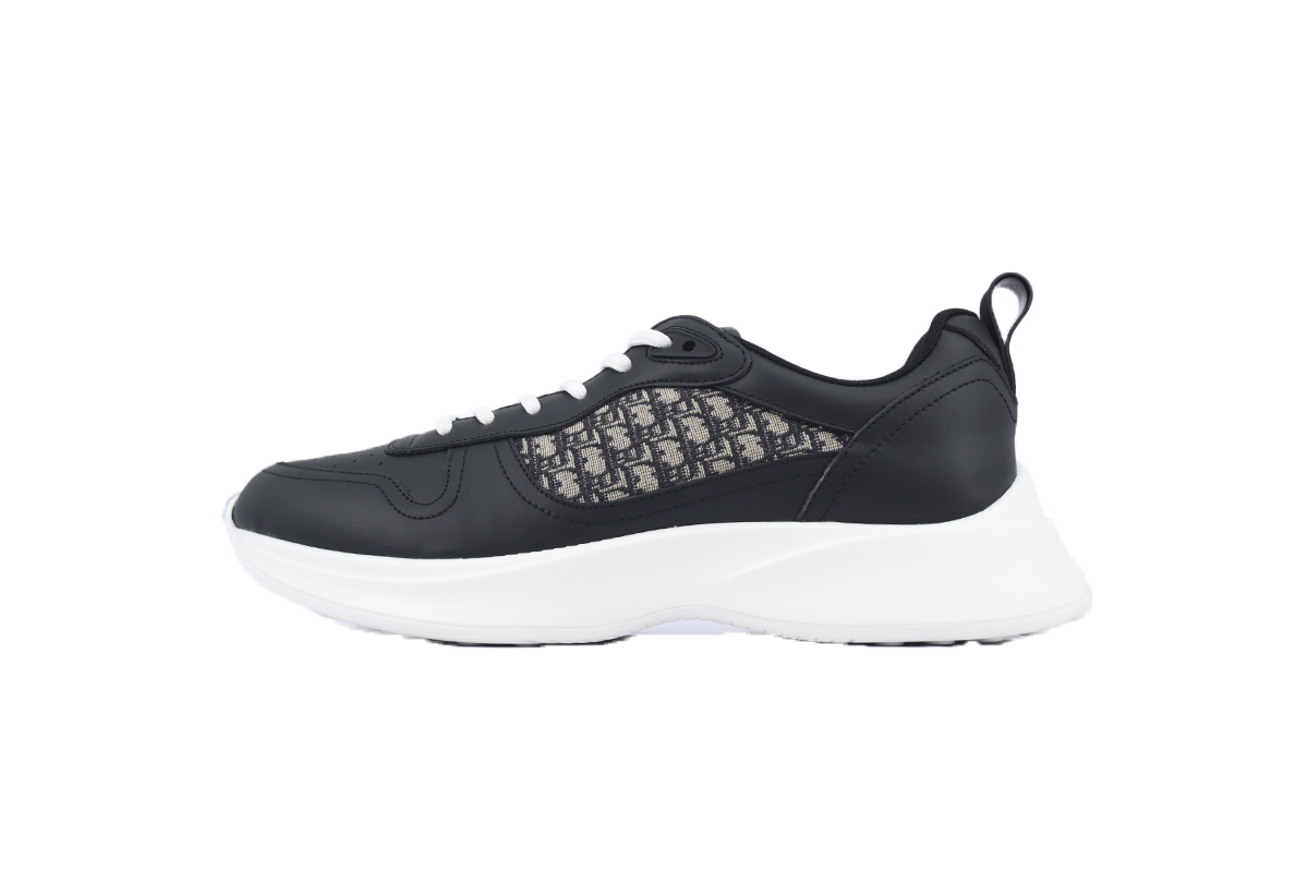 Dior B25 Runner Black Smooth Calfskin Oblique Jacquard 3SN299ZIR_H965 review 1