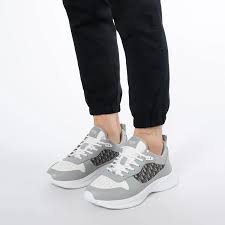 Dior B25 Runner Grey Smooth Calfskin Oblique Jacquard 3SN299ZIR H165 review 1