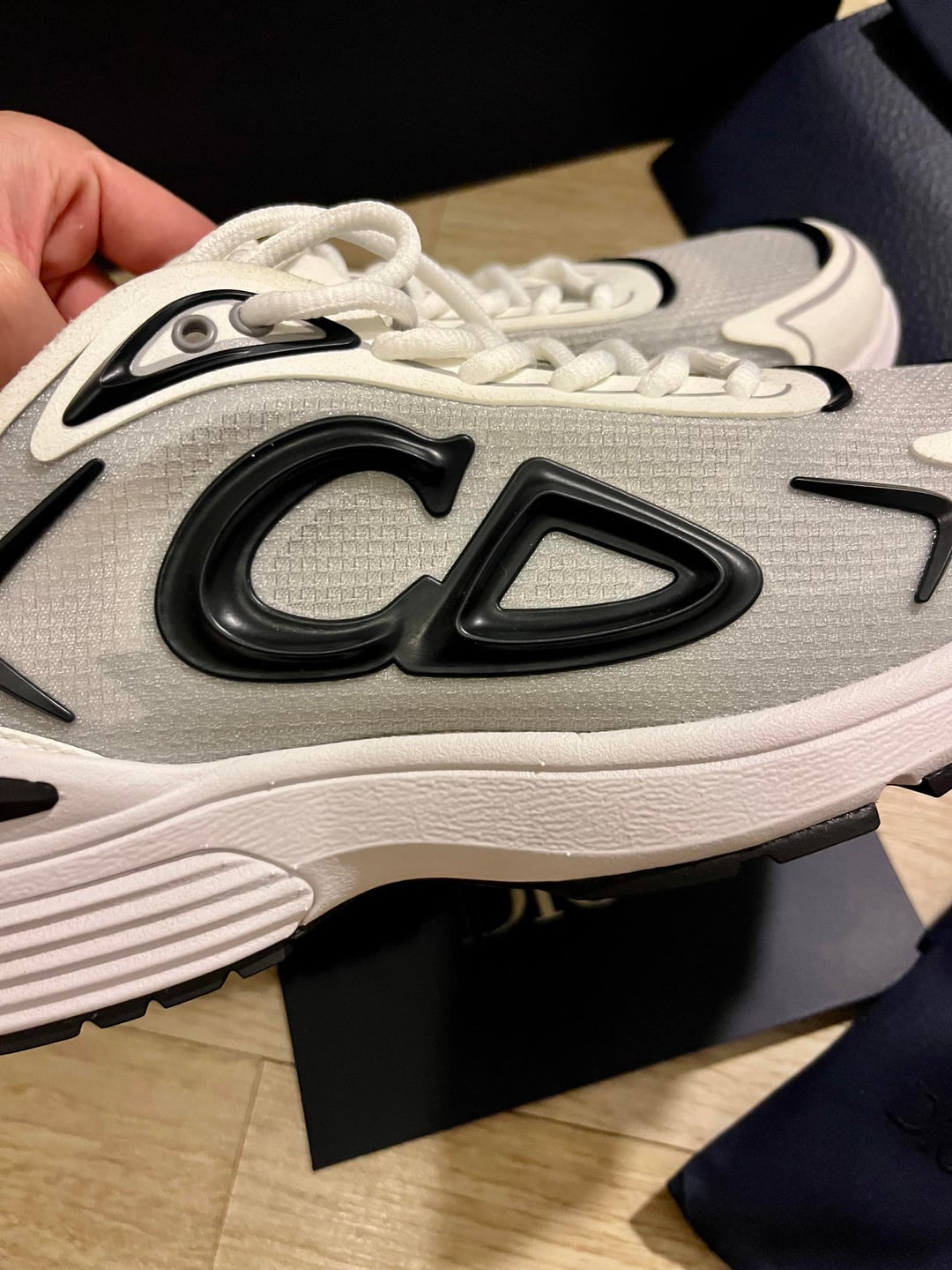 Dior B30 Sneakers White review Brown 05