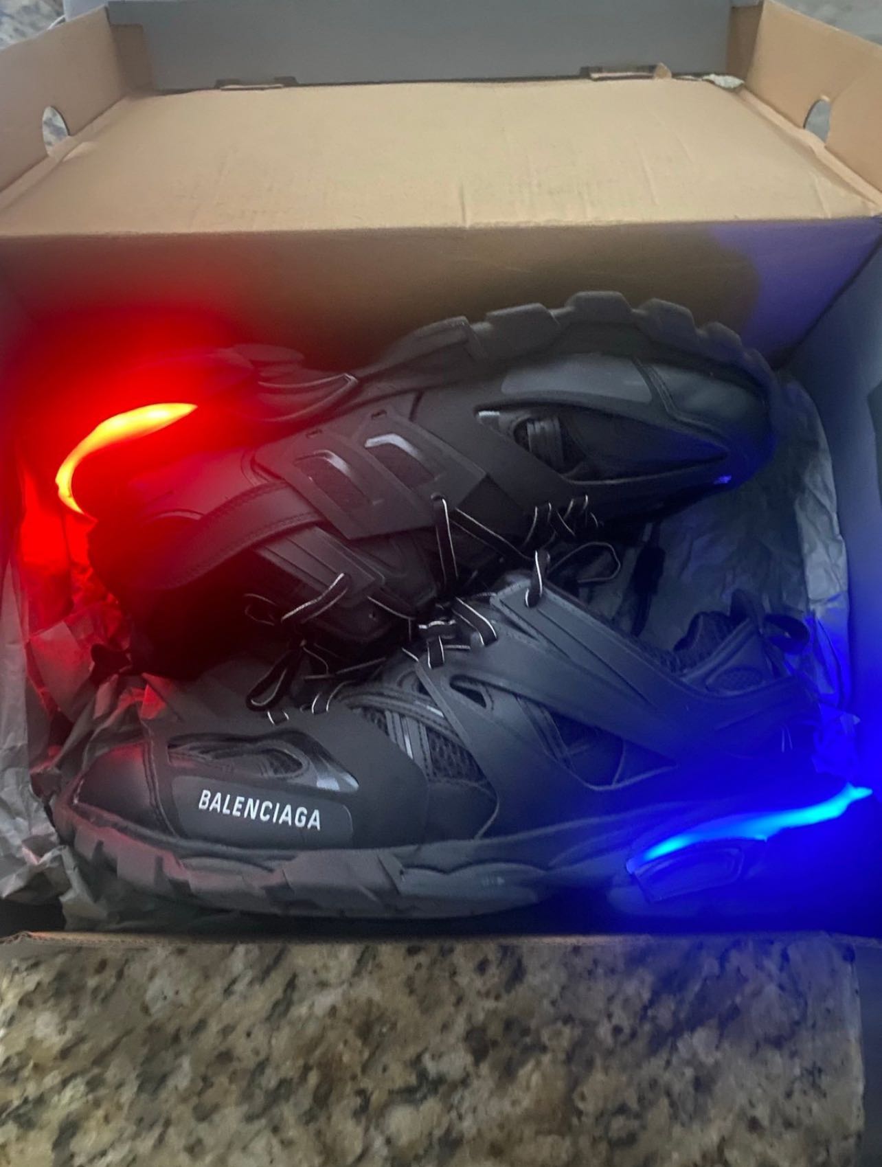 Balenciaga Track LED Black 555032 W1GB7 1000 review Nicholas