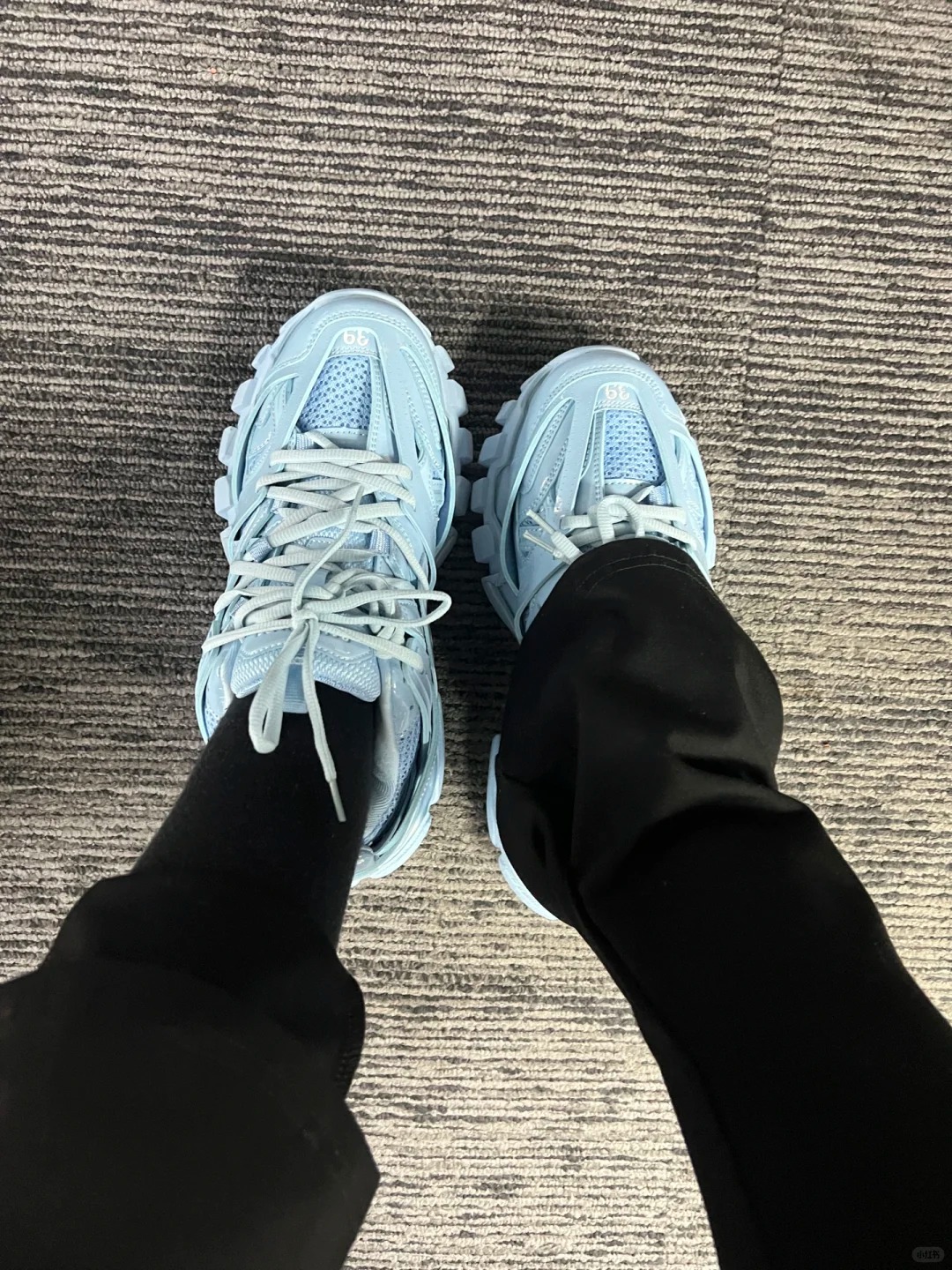 Balenciaga Track Sneaker Blue review Alyssa 01