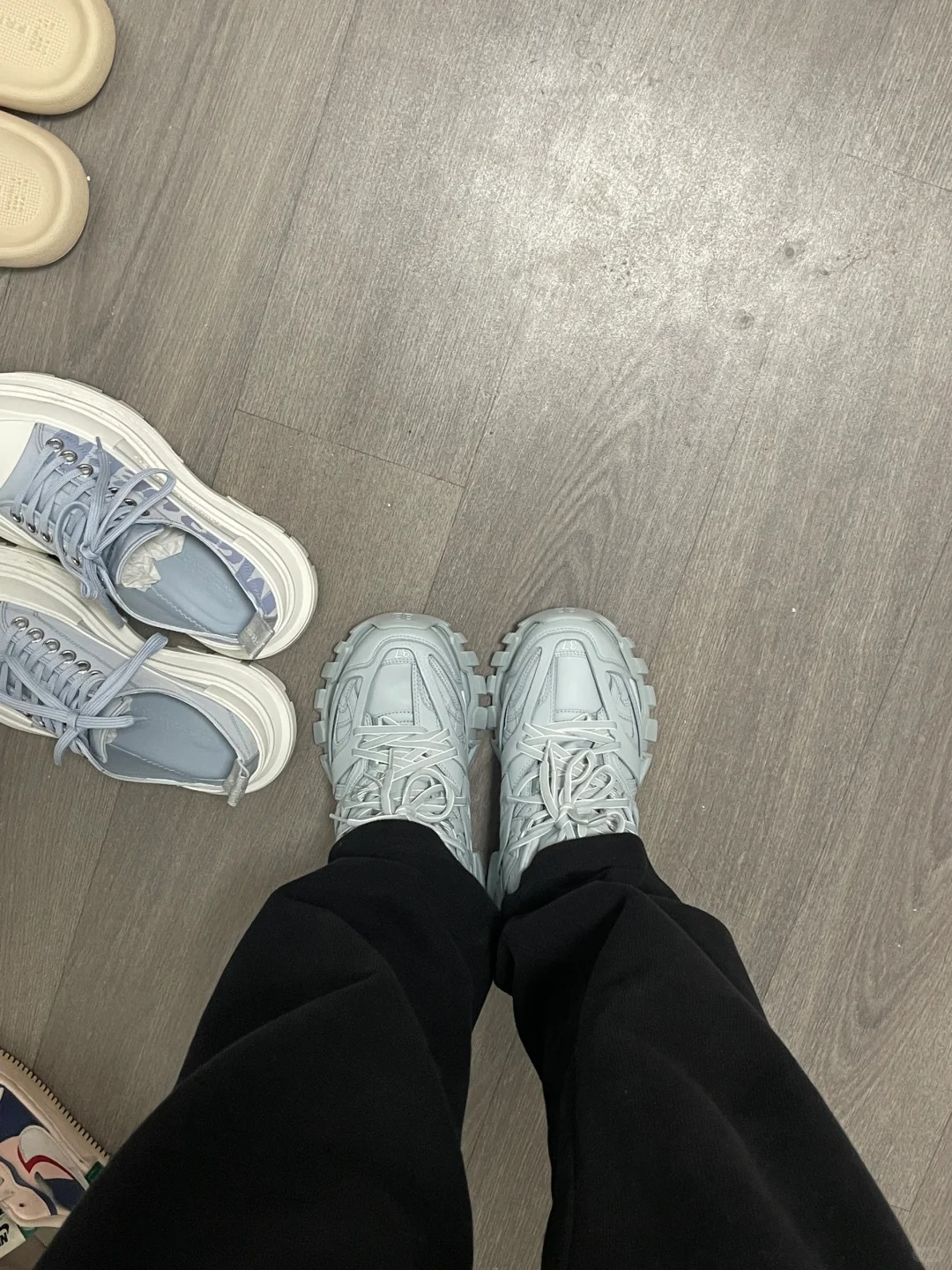 Balenciaga Track Sneaker Blue review Aubrey 00