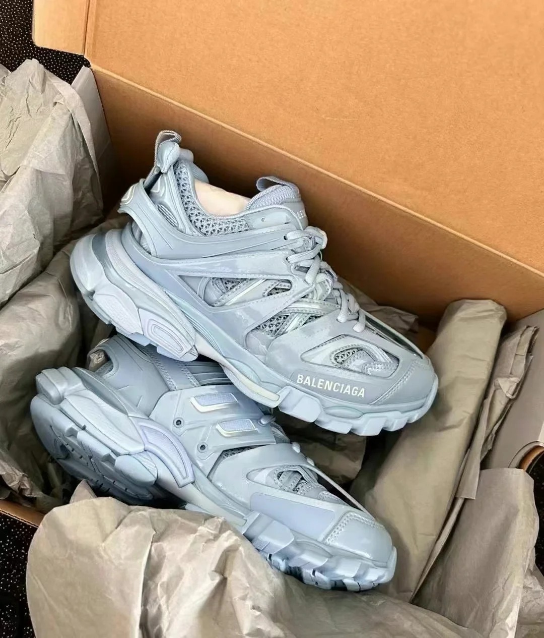 Balenciaga Track Sneaker Blue review Andrew 00