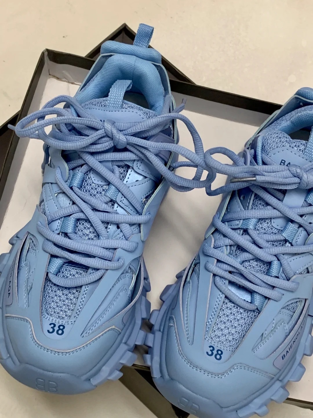 Balenciaga Track Sneaker Blue review Victoria