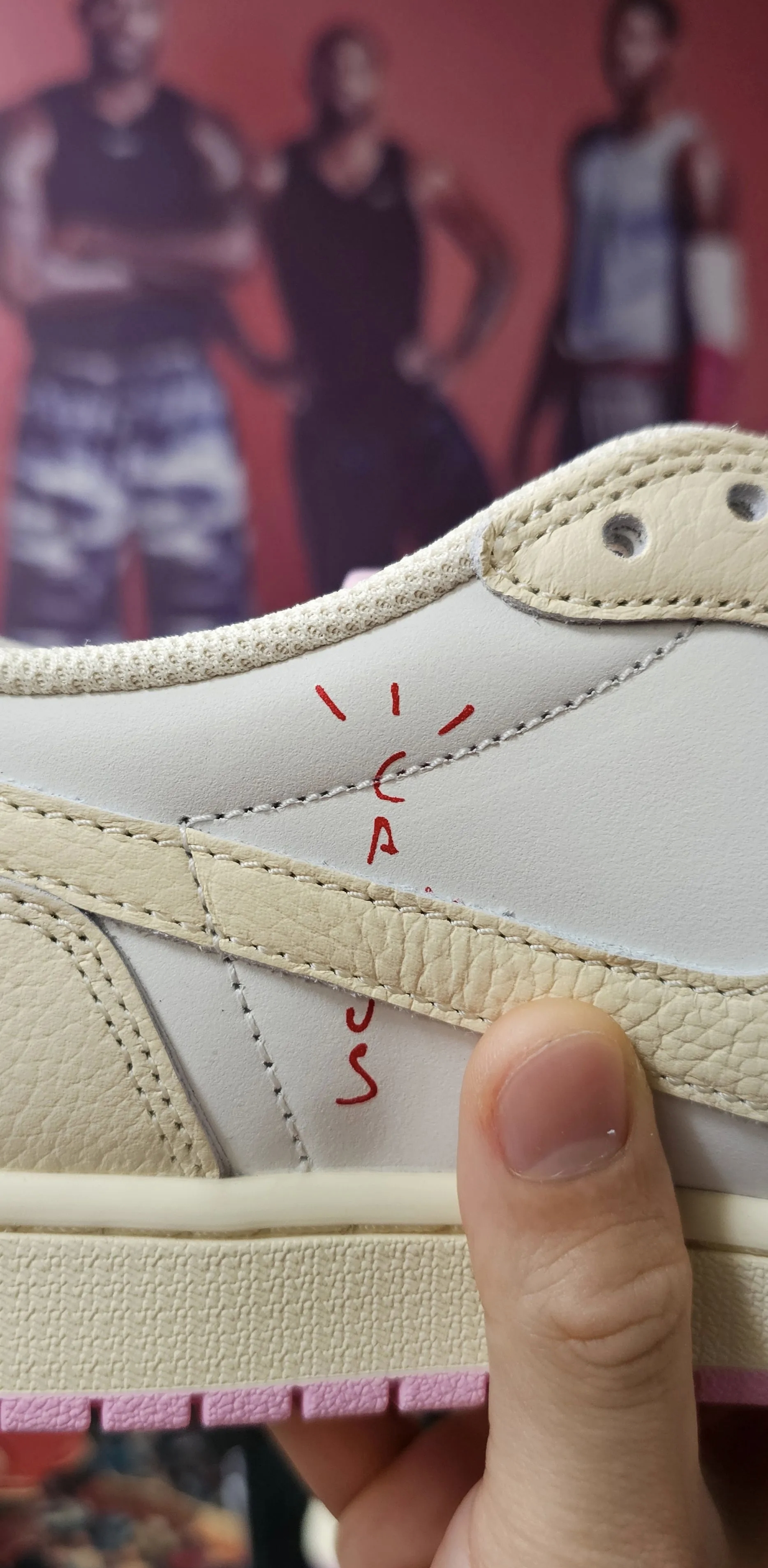 Travis Scott x Air Jordan 1 Retro Low OG 'Shy Pink' IQ7604-100  review andrew 01