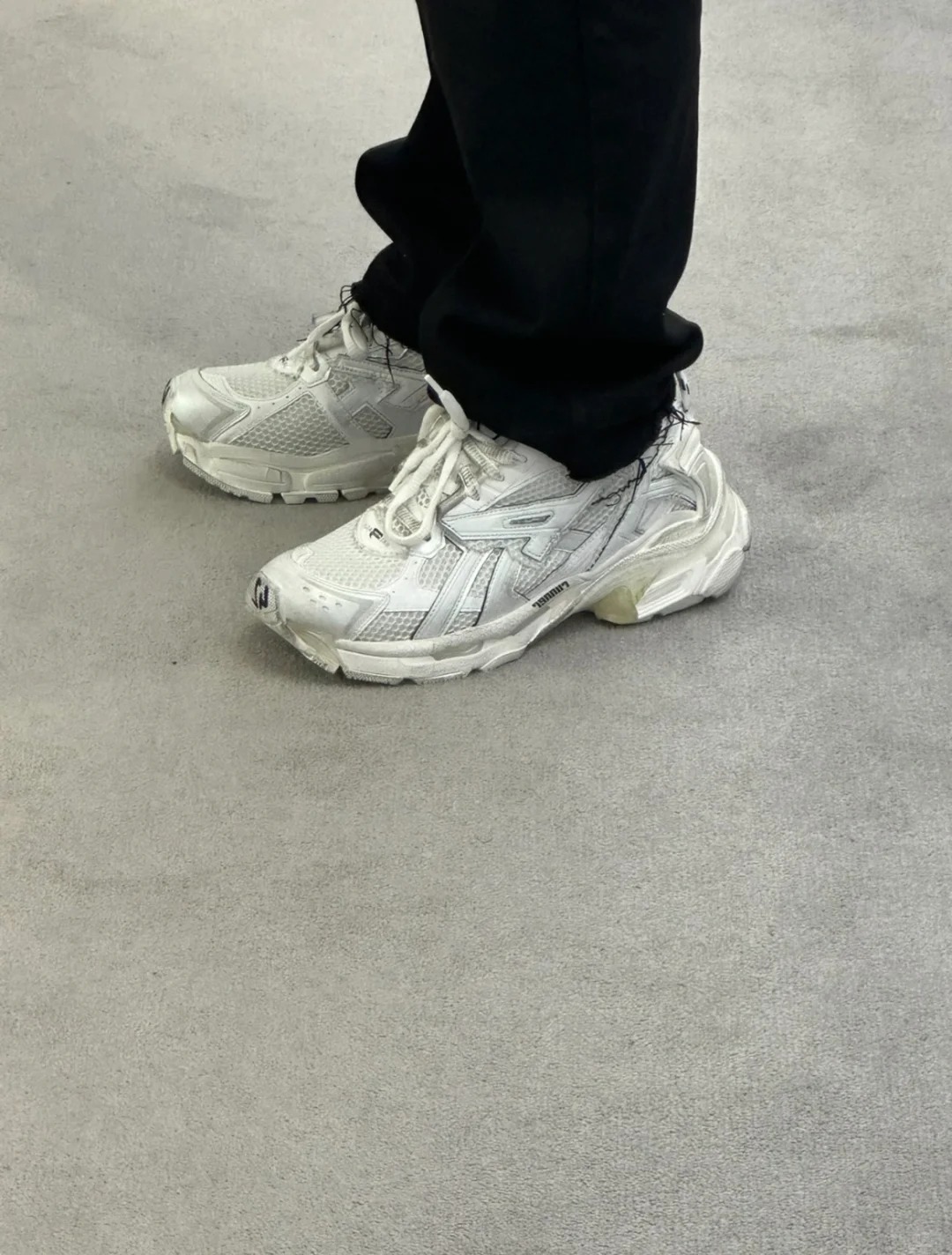 Balenciaga Runner All White (LED）0677402 W3RA1 9000  review Bryan 00