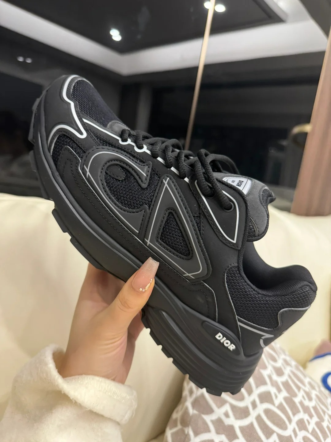 Dior B30 Sneakers New Reflective  3SN279ZRF_H900 review Johnson 01