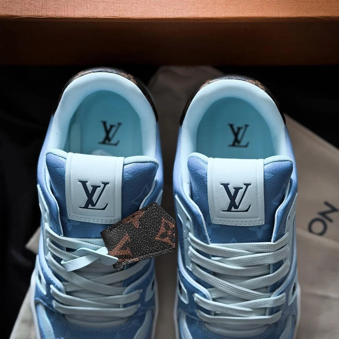 Louis Vuitton Skate Blue Sneaker review stephenie 02