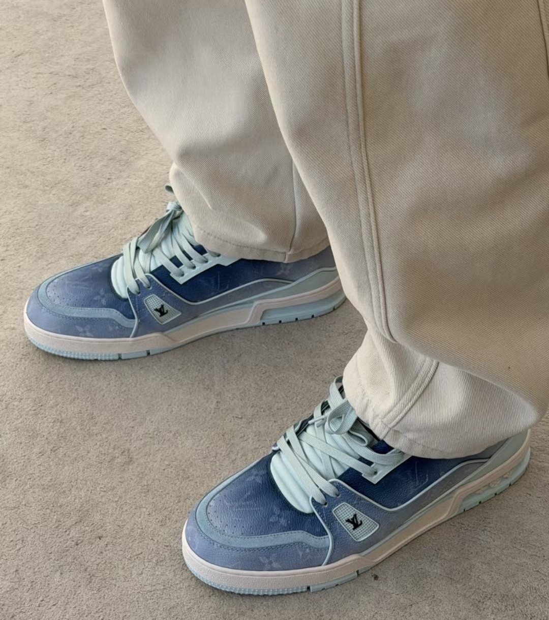 Louis Vuitton Skate Blue Sneaker review wonder 03