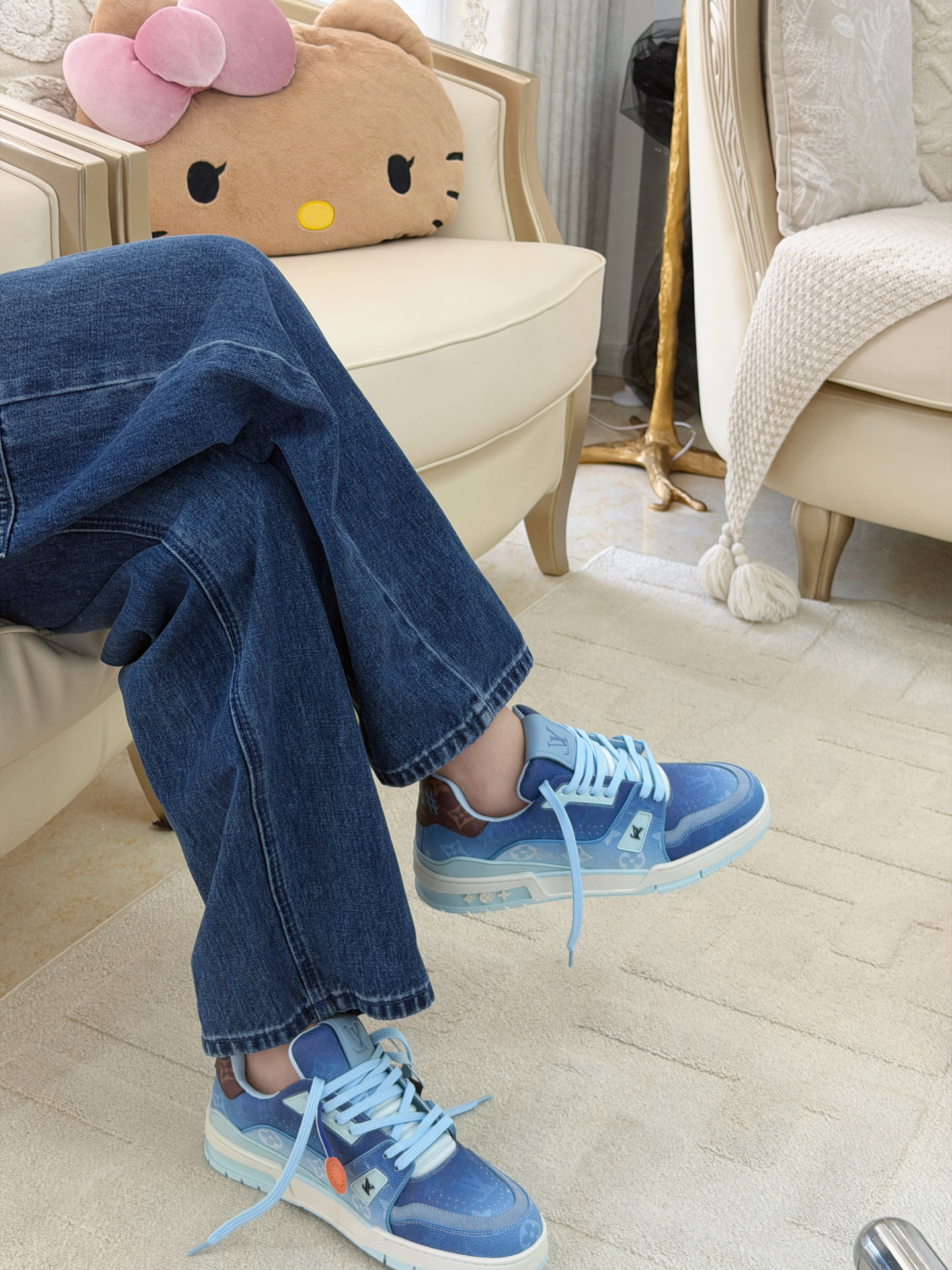 Louis Vuitton Skate Blue Sneaker review steven 00