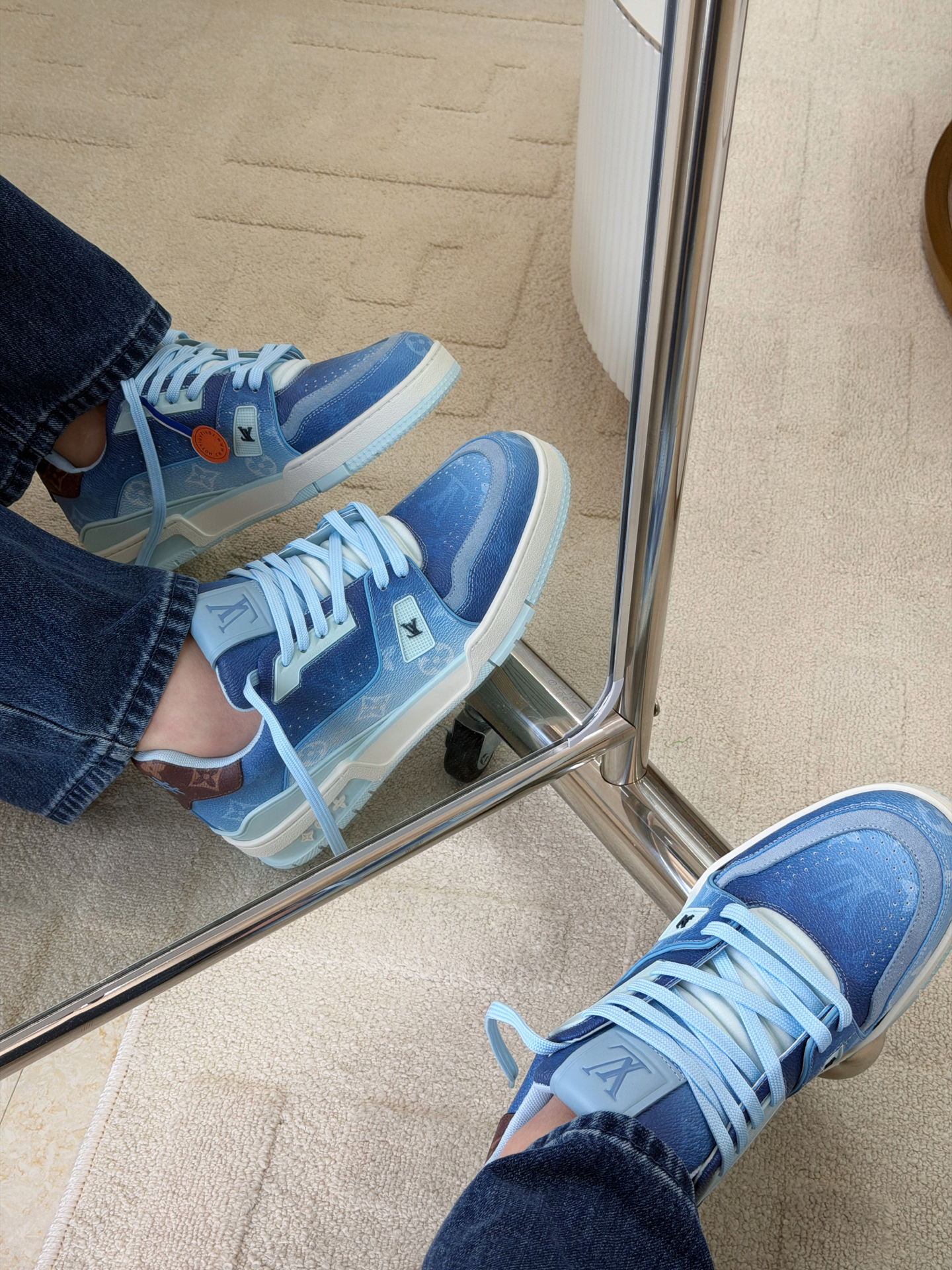 Louis Vuitton Skate Blue Sneaker review steven 02