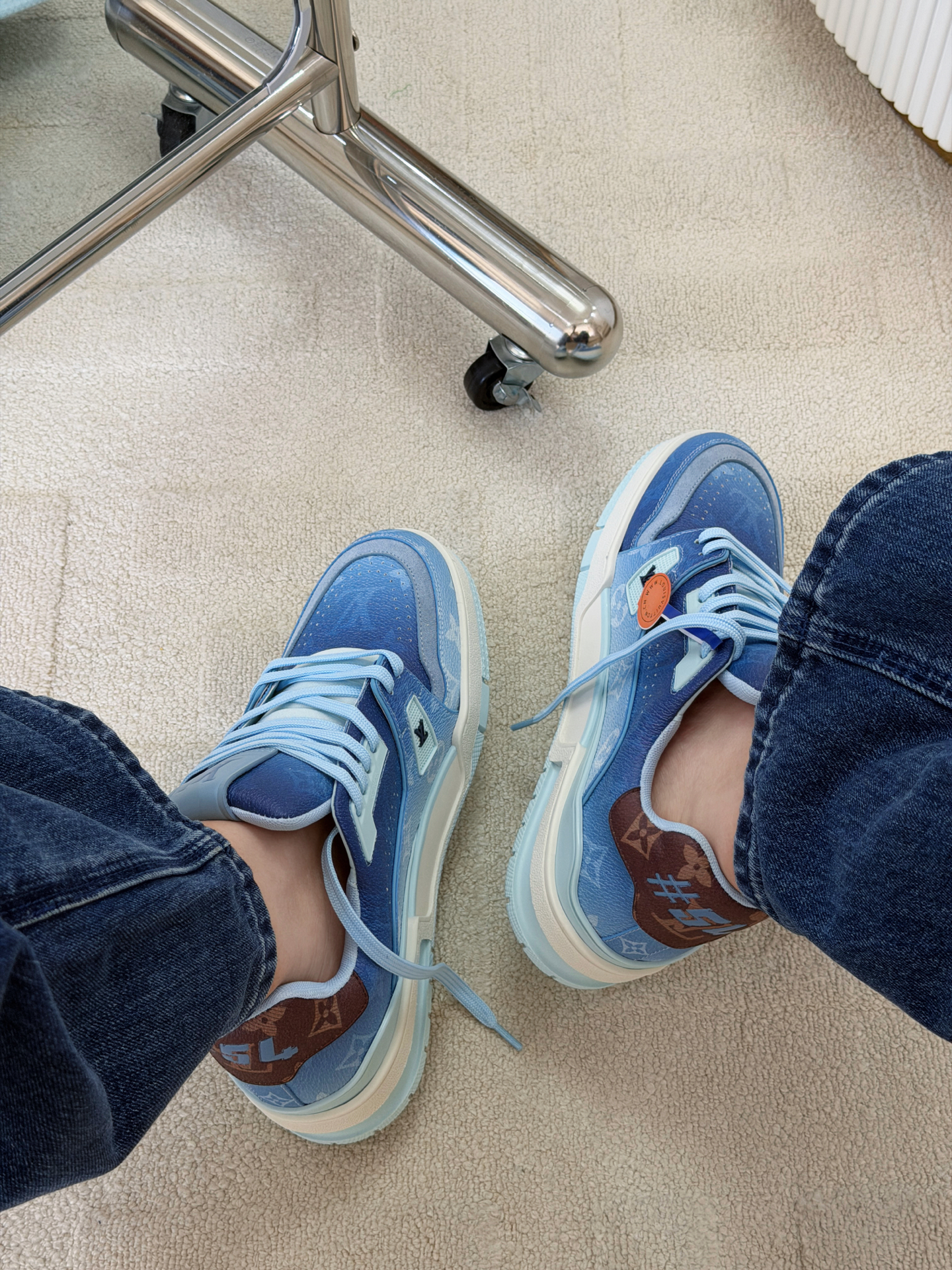 Louis Vuitton Skate Blue Sneaker review steven 01