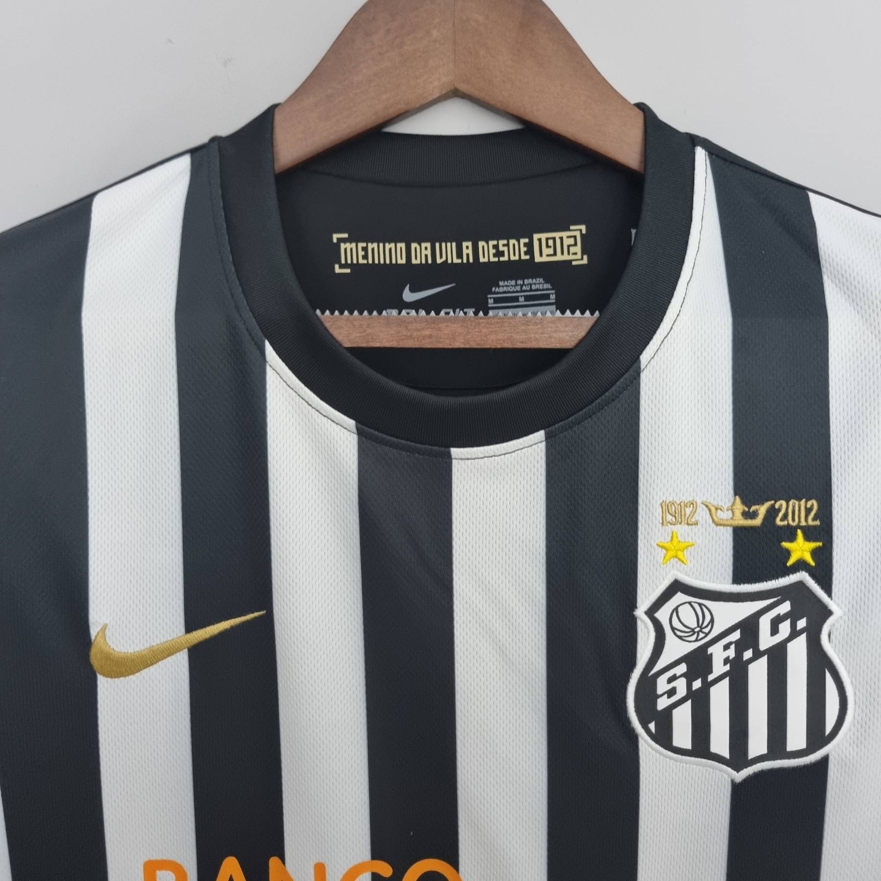 Camisa de futebol Retro Santos 2012/2013 camiseta 3
