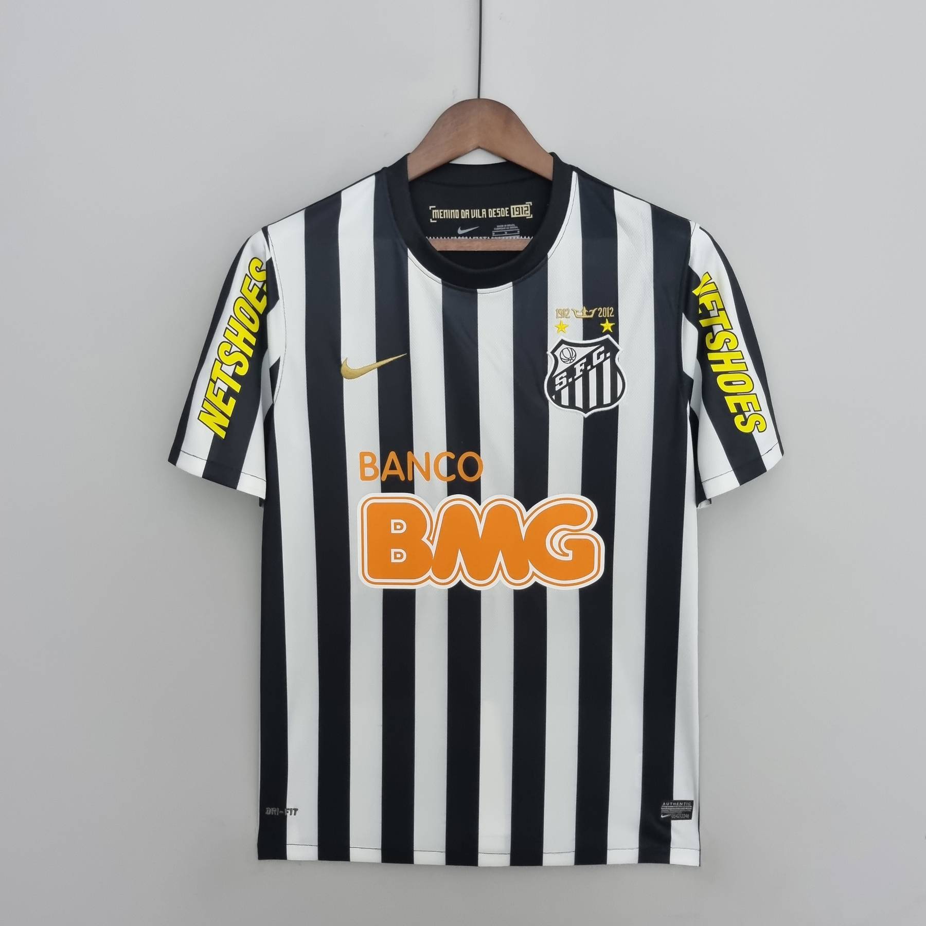 Camisa de futebol Retro Santos 2012/2013 camiseta 3