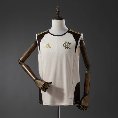 2026/2027 Flamengo Camisa de futebol Treino Apricot Vest  02
