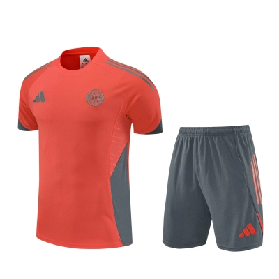 Conjunto de Kit de Treinamento do Bayern de Munique 2025/2026 Laranja 01