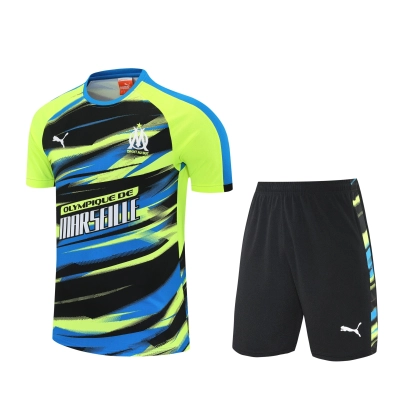 Kit de Treinamento do Marseille Temporada 2025-2026 verde-mar 01