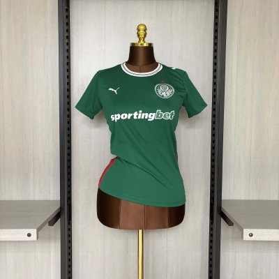 2026/2027 Camisa Palmeiras  camiseta 1 Feminina 02