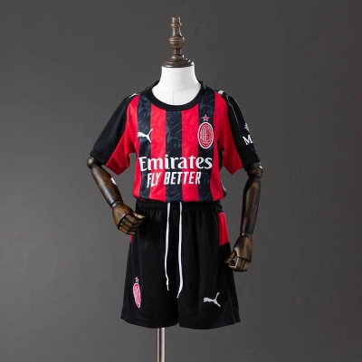 2025/2026 Camisa AC Milan Home Infantil 02