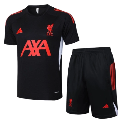 Conjunto de Treinamento do Liverpool Temporada 2025-2026 Preto 01