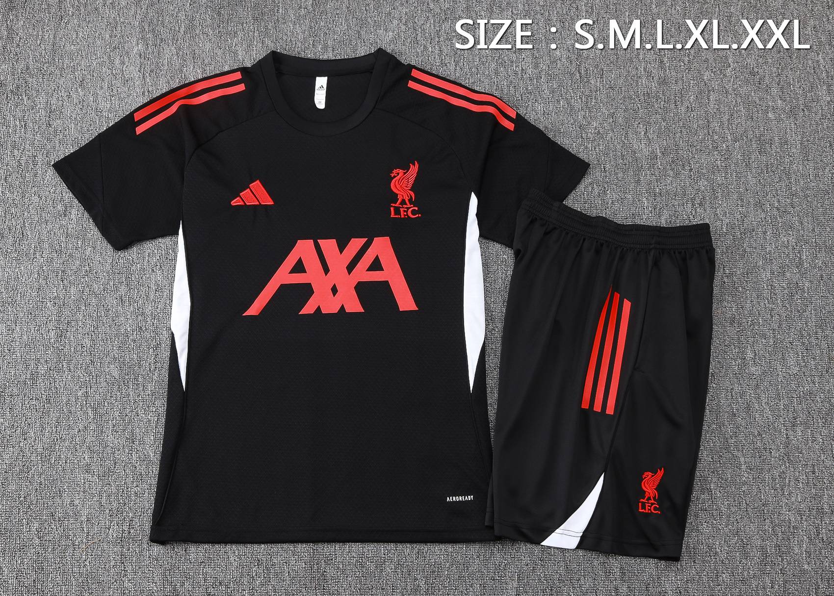 Conjunto de Treinamento do Liverpool Temporada 2025-2026 Preto