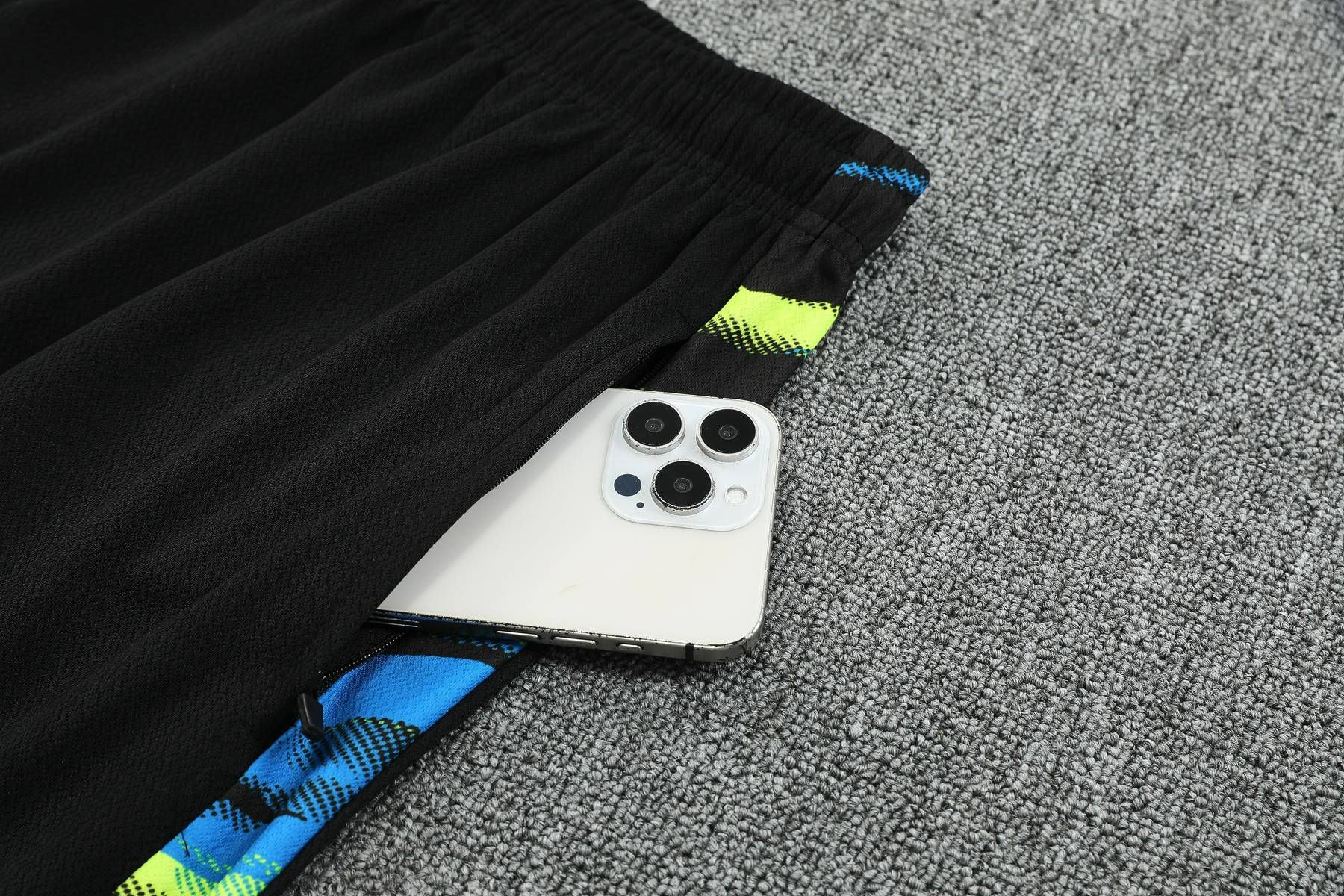 Kit de Treinamento da Temporada 2025-2026 do Marseille Azul e Preto