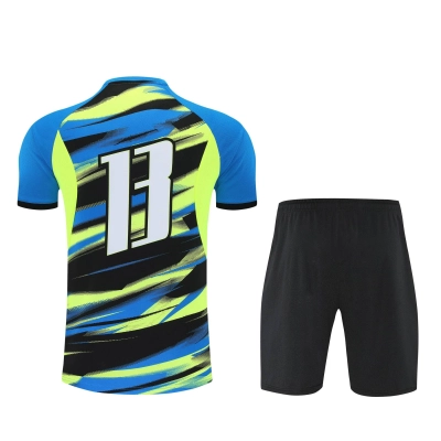 Kit de Treinamento do Marseille Temporada 2025-2026 verde-mar 02