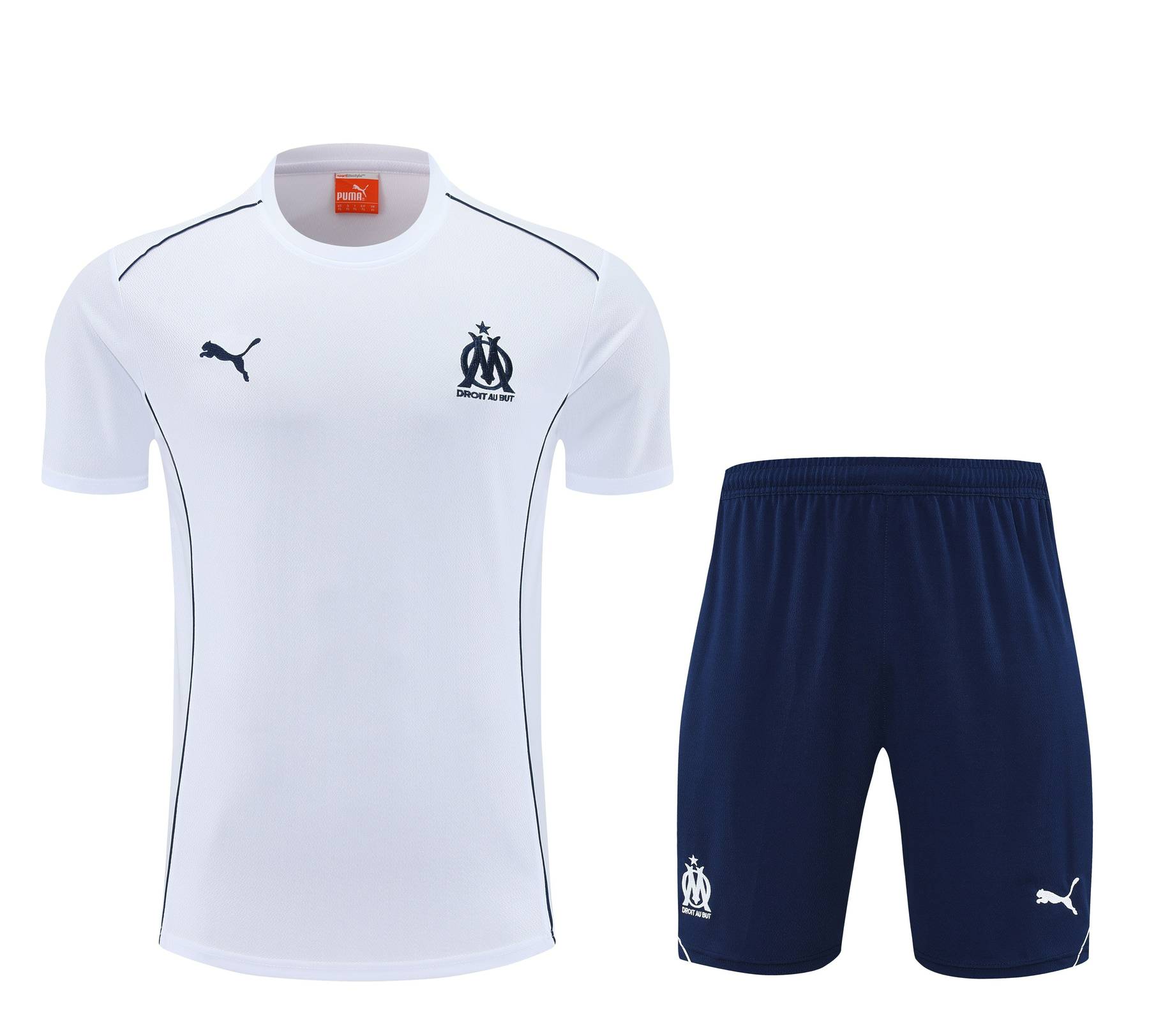 Marselha 2025-2026 Kit de treinamento da temporada branco
