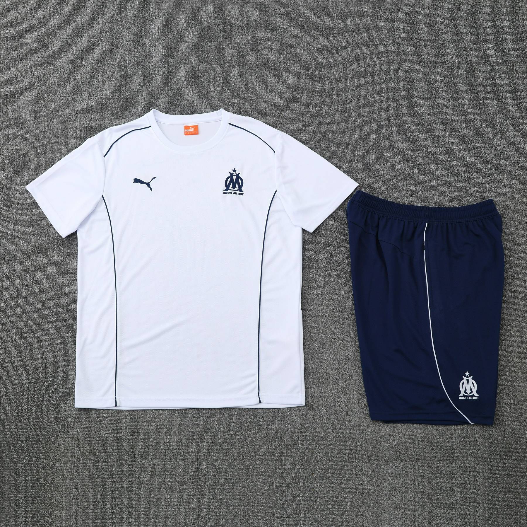 Marselha 2025-2026 Kit de treinamento da temporada branco