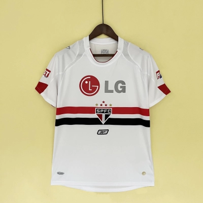 Retrô 2006/2007 Camisa São Paulo Home Torcedor 02
