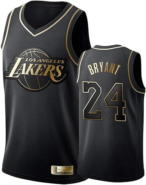 Los Angeles Lakers Camiseta Kobe Bryant nº 24  Currypreto dourado