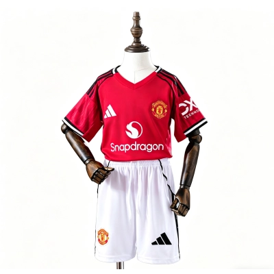 2025/2026 Camisa Manchester United Home Infantil 01