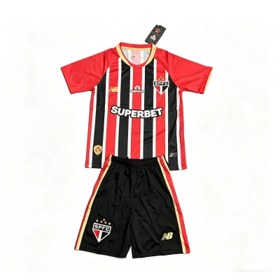 2025/2026 Camisa São Paulo Camiseta 2 Infantil 01