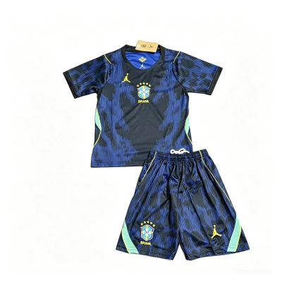 2026/2027 World Cup Camisa Brazil camiseta 2 Infantil 01