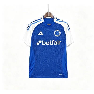 25/26 Cruzeiro Camisa de futebol camiseta 1 Torcedor 01