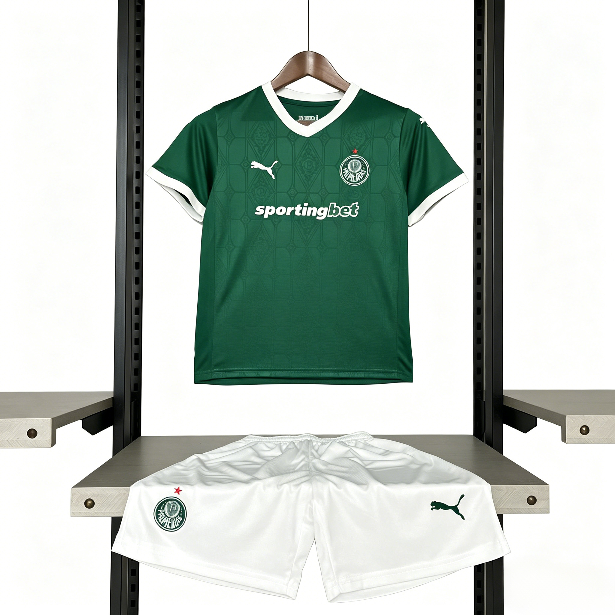 2025/2026 Camisa Palmeiras Camiseta 1 Infantil
