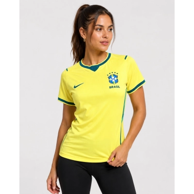 2026/2027 Copa Do Mundo Camisa Brazil camiseta 1 Feminina 01