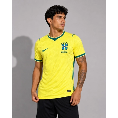2026/2027 Copa Do Mundo Camisa Brazil Camiseta 1 Jogador Amarela 01