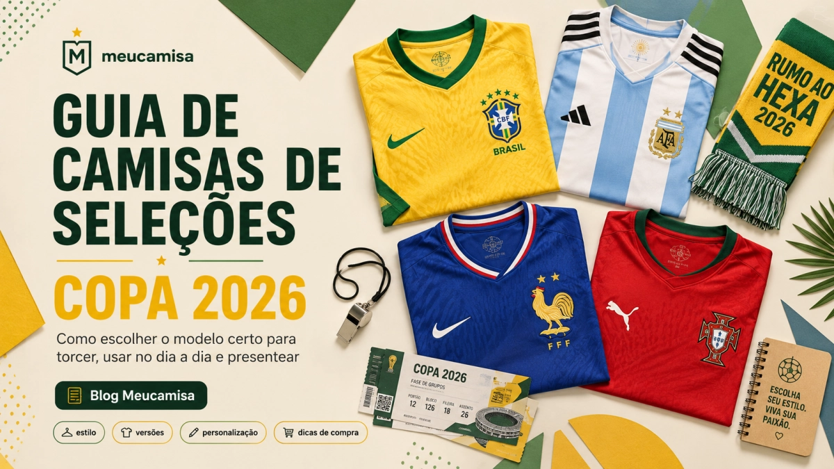 Camisas de Seleções para Copa 2026: Guia de Escolha