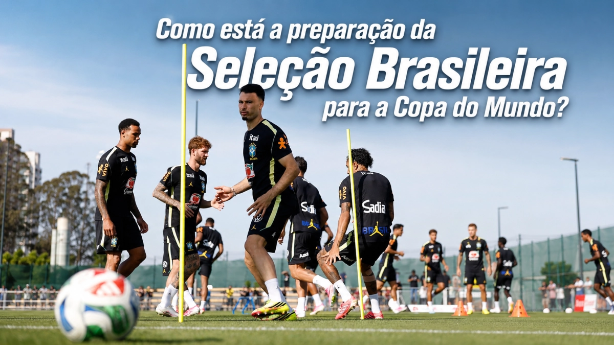 Qual a atualização mais recente sobre o treinamento da seleção brasileira?