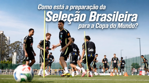 Qual a atualização mais recente sobre o treinamento da seleção brasileira?