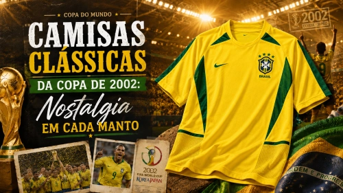 Camisas Clássicas da Copa de 2002: Nostalgia em Cada Manto
