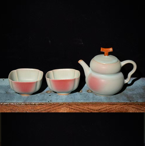天青色茶具套装