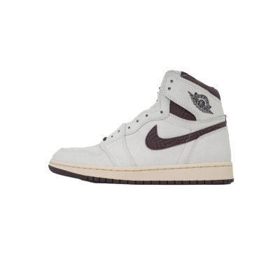 Air Jordan 1 High OG Grey Brown Snake Pattern DO7097-100 01