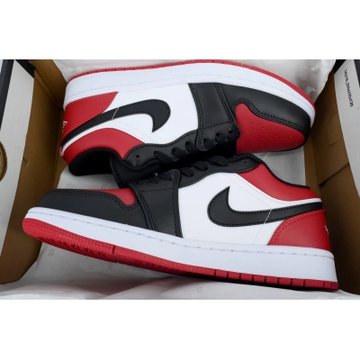 Air Jordan 1 Low Bred Toe 553558-612 02